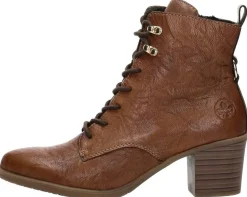 Rieker Veterschoenen Hak Cognac Discount