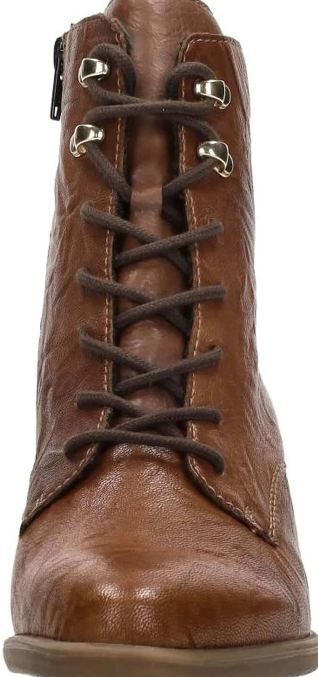 Rieker Veterschoenen Hak Cognac Discount