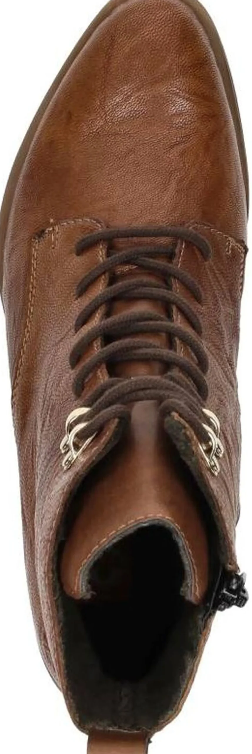 Rieker Veterschoenen Hak Cognac Discount