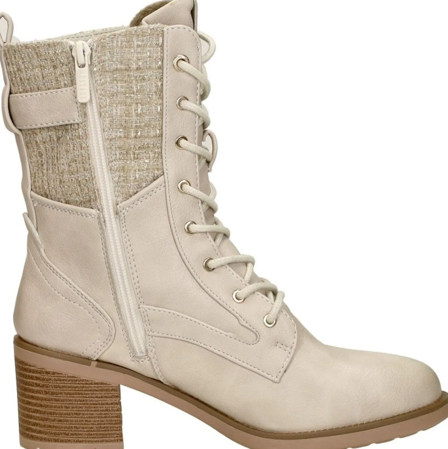 Mustang Veterschoenen Hak Gebroken wit Online