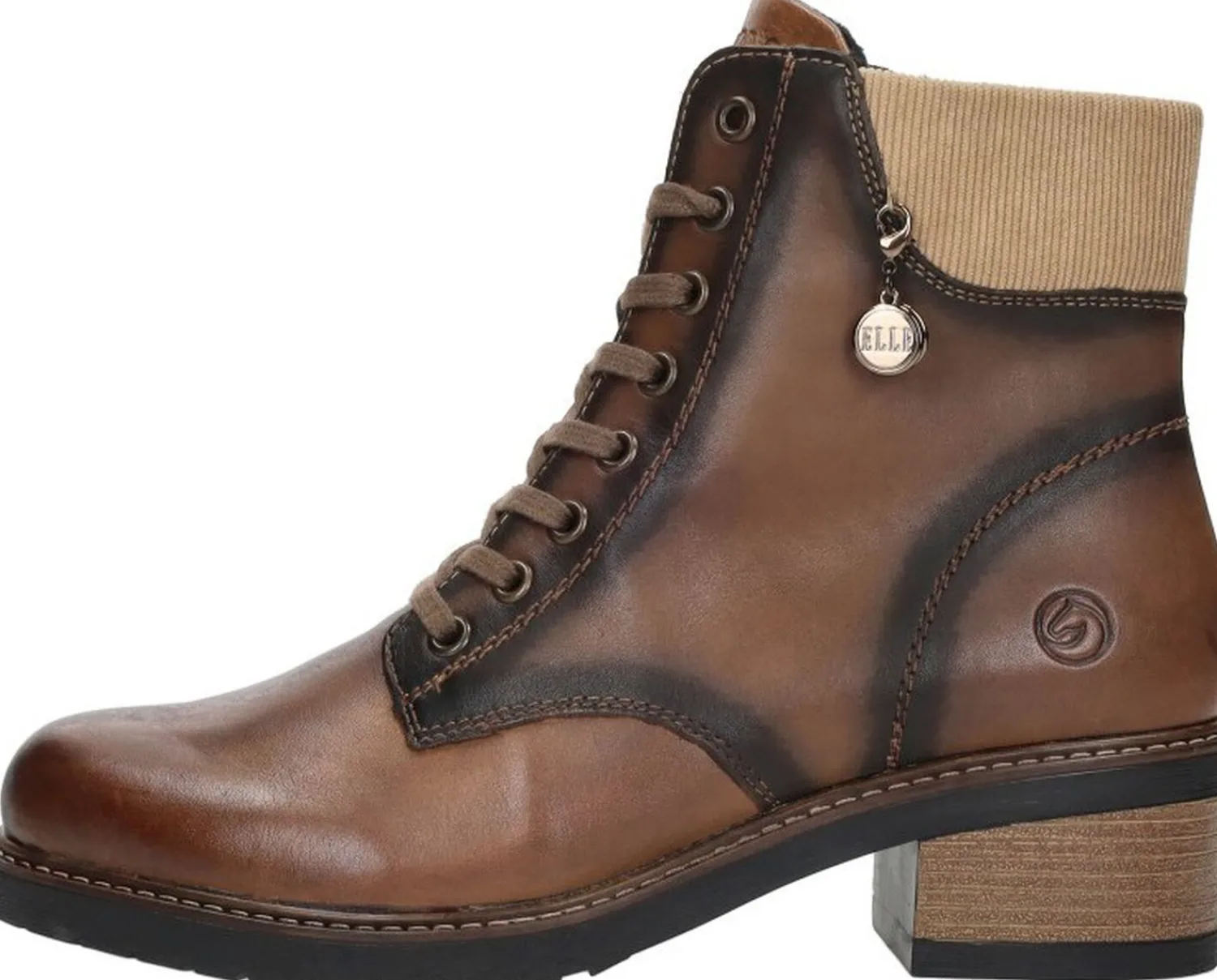 Remonte Veterschoenen Hak Cognac New