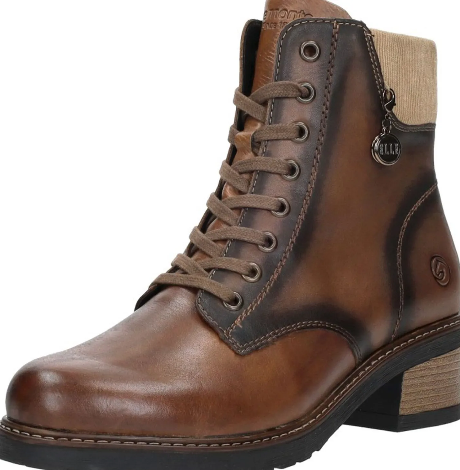 Remonte Veterschoenen Hak Cognac New