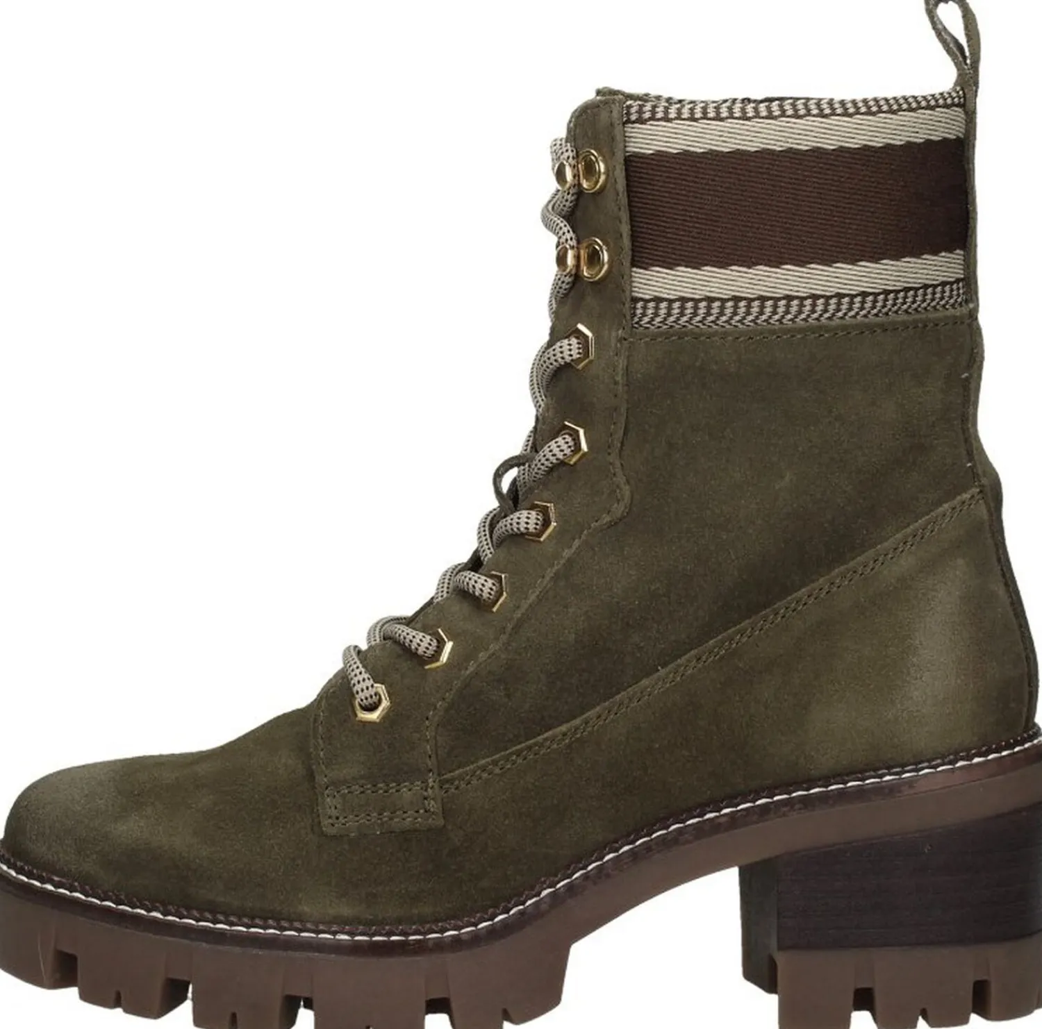 Tamaris Veterschoenen Hak Groen Sale