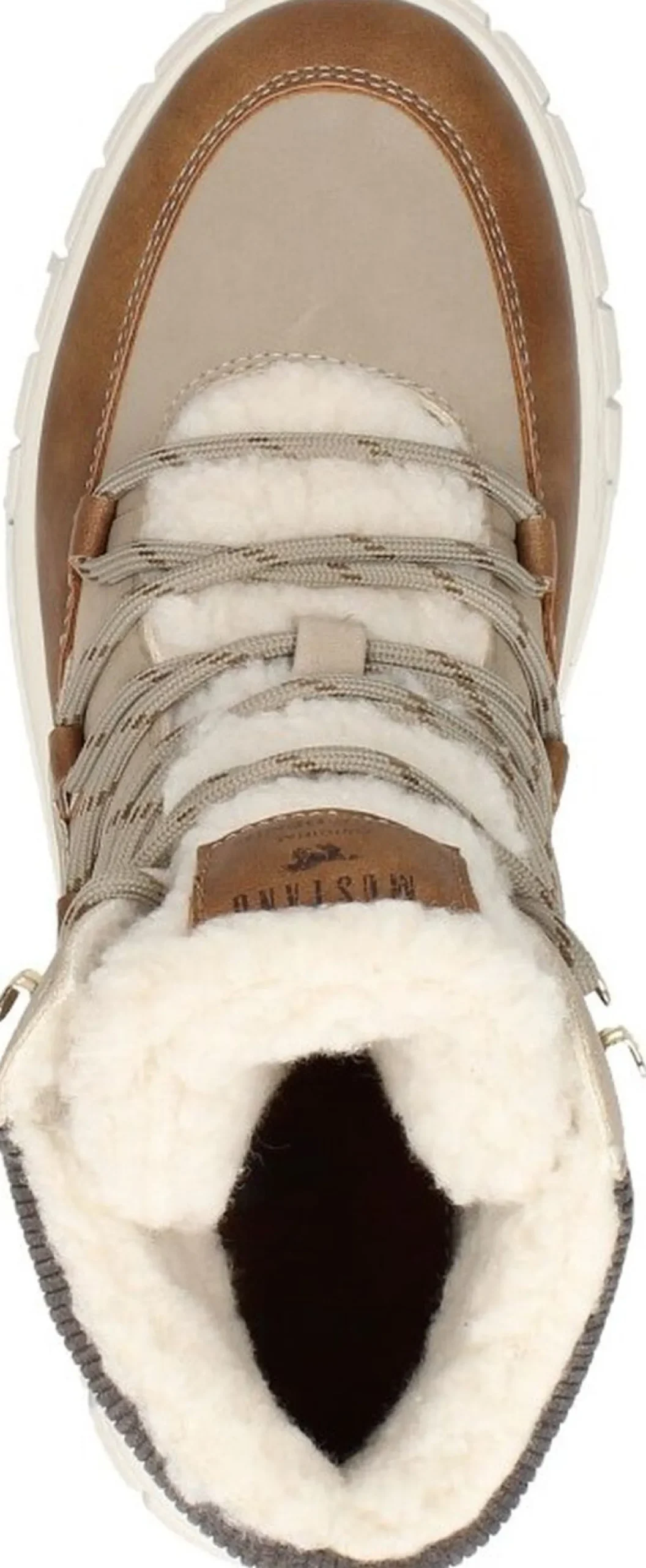 Mustang Veterschoenen Hoog Taupe Best
