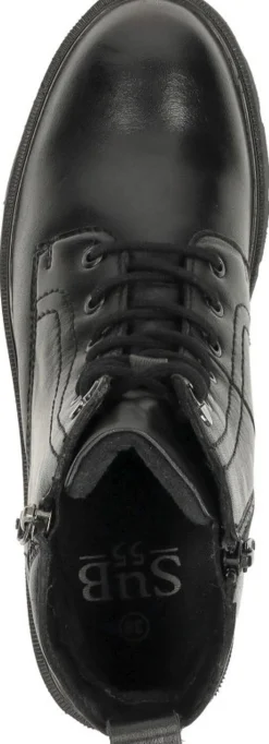 Sub55 Veterschoenen Hoog Zwart Discount