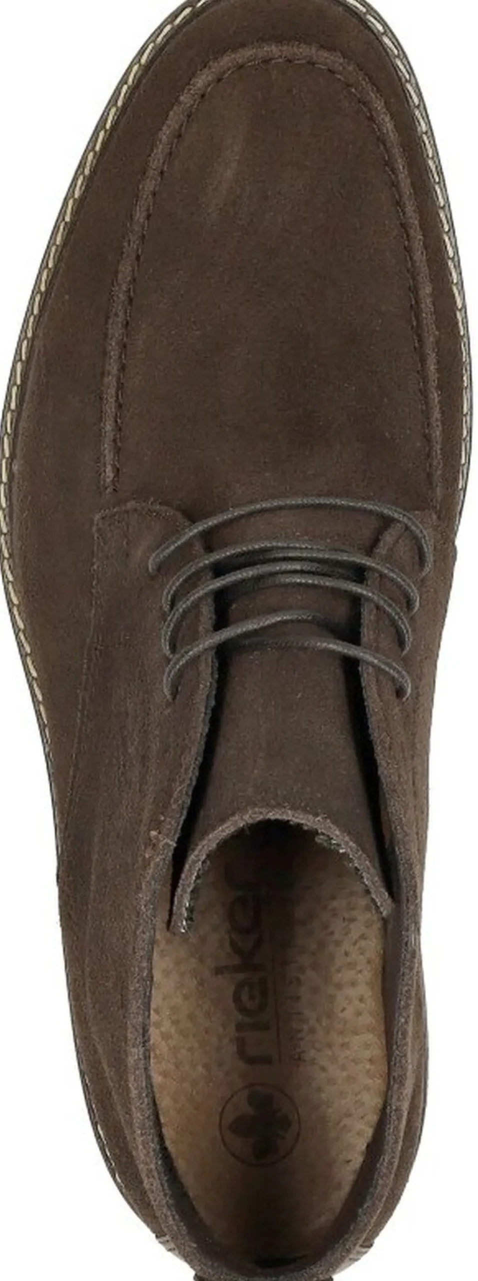 Rieker Veterschoenen Hoog Donkerbruin Outlet