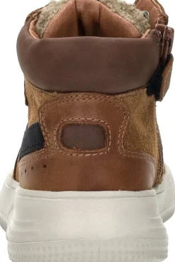 Keq Veterschoenen Hoog Cognac Fashion