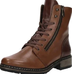 Rieker Veterschoenen Hoog Cognac Discount