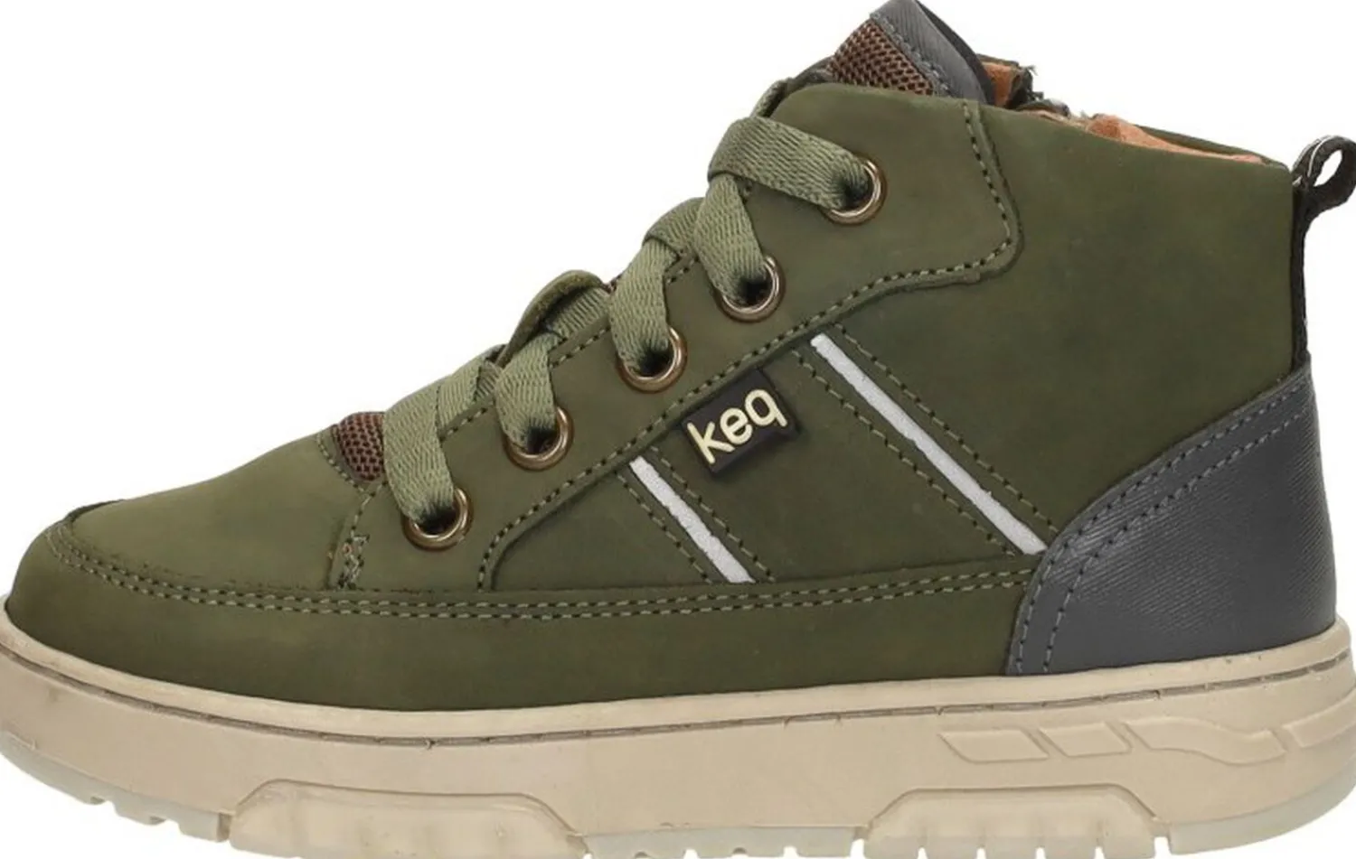 Keq Veterschoenen Hoog Groen New