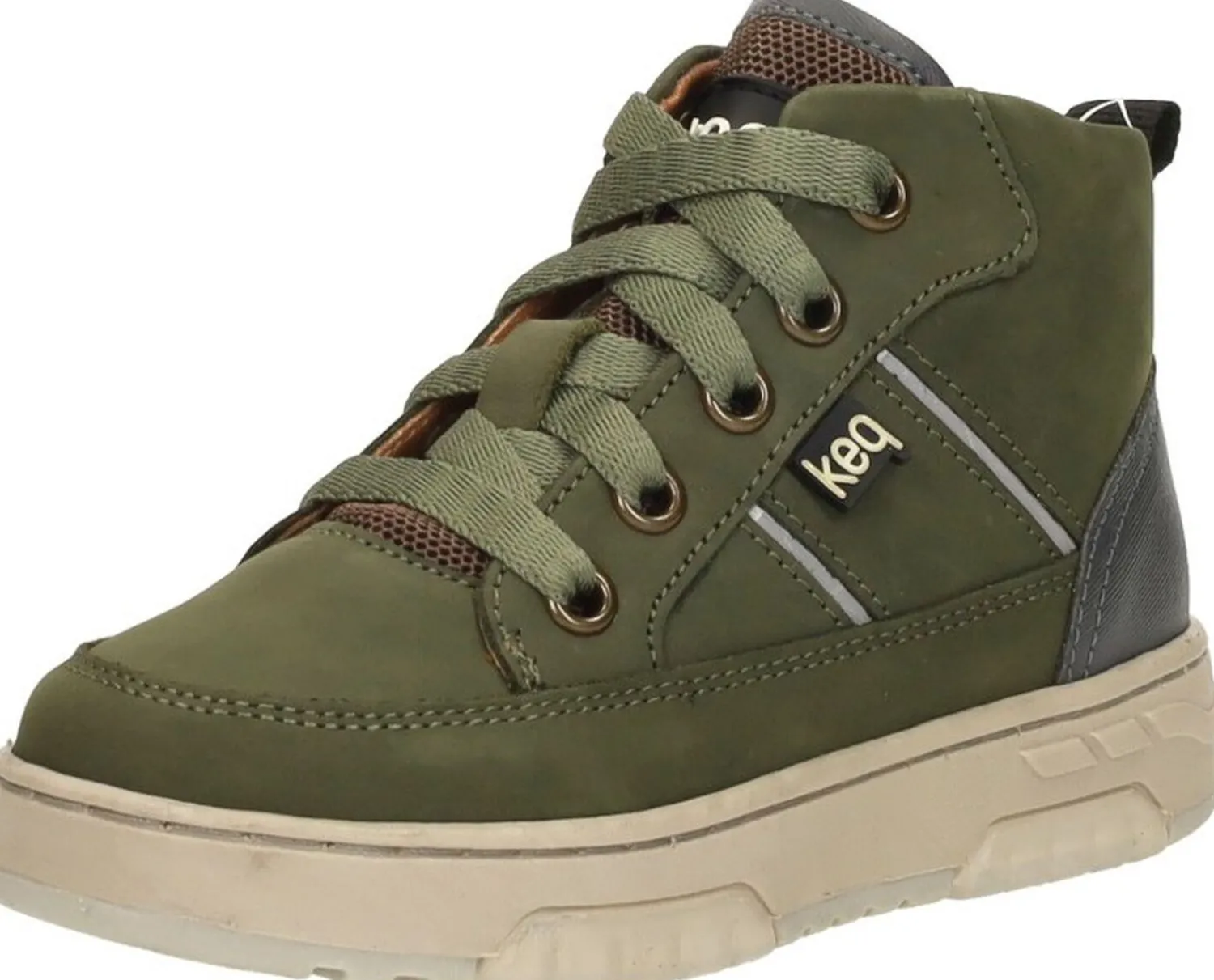 Keq Veterschoenen Hoog Groen New