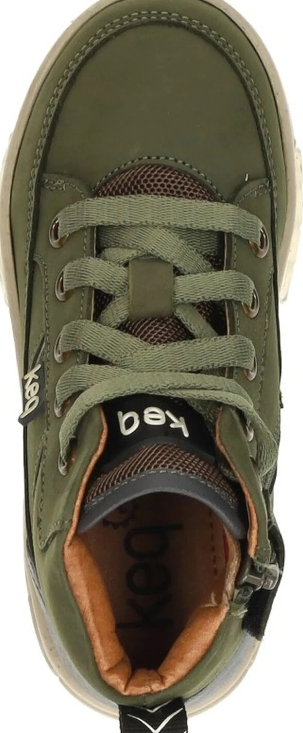 Keq Veterschoenen Hoog Groen New
