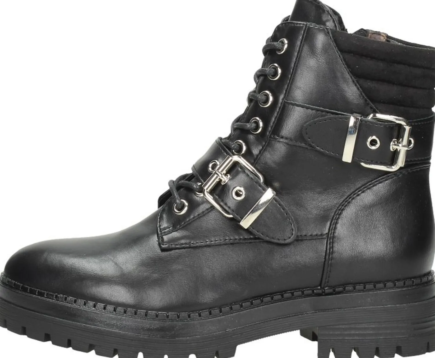 Sub55 Veterschoenen Hoog Zwart New
