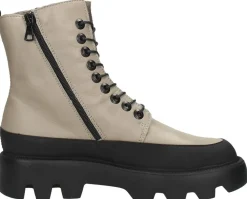 Mjus Veterschoenen Hoog Gebroken wit Best