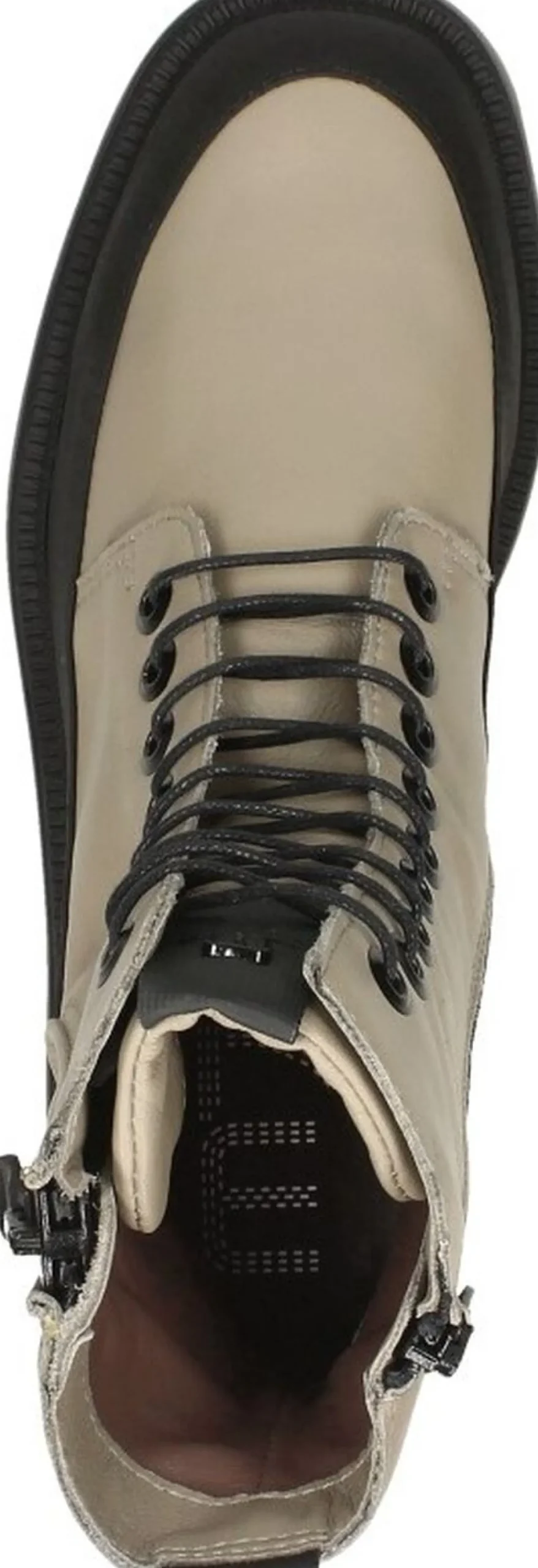 Mjus Veterschoenen Hoog Gebroken wit Best