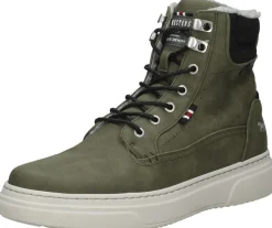 Mustang Veterschoenen Hoog Groen Discount