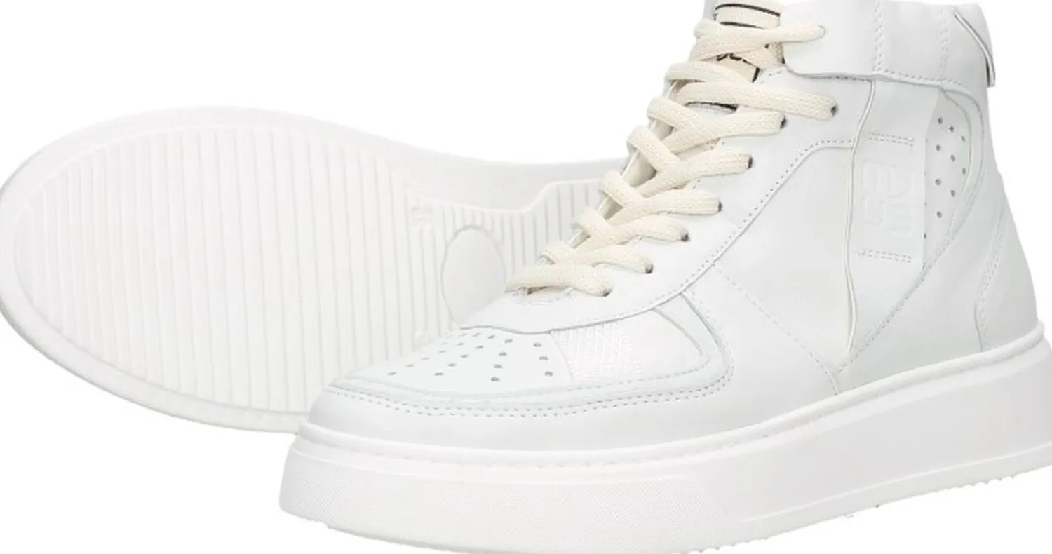 Mjus Veterschoenen Hoog Wit Sale