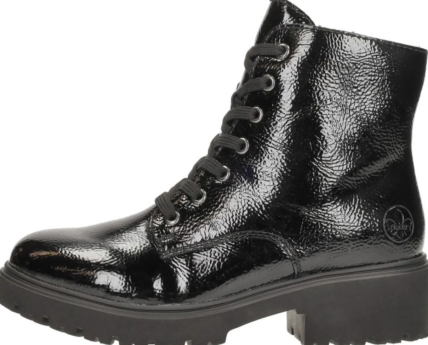 Rieker Veterschoenen Hoog Zwart Best
