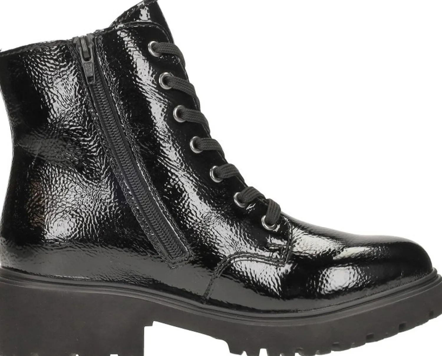 Rieker Veterschoenen Hoog Zwart Best
