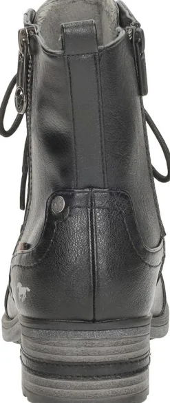 Mustang Veterschoenen Hoog Zwart Discount