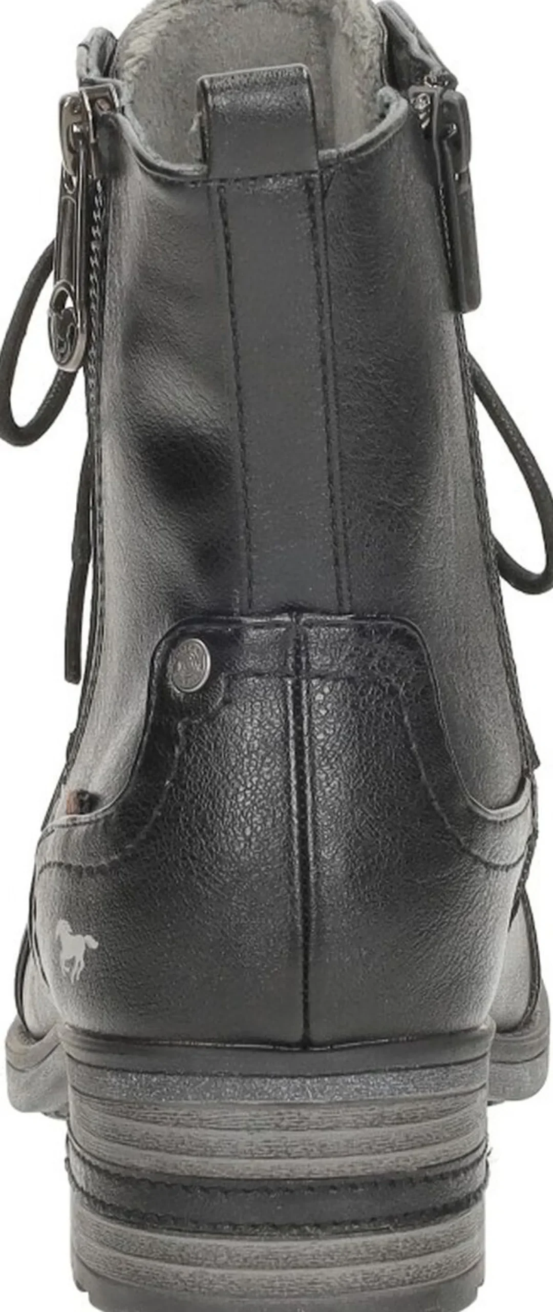 Mustang Veterschoenen Hoog Zwart Discount