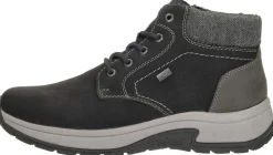 Rieker Veterschoenen Hoog Zwart Sale