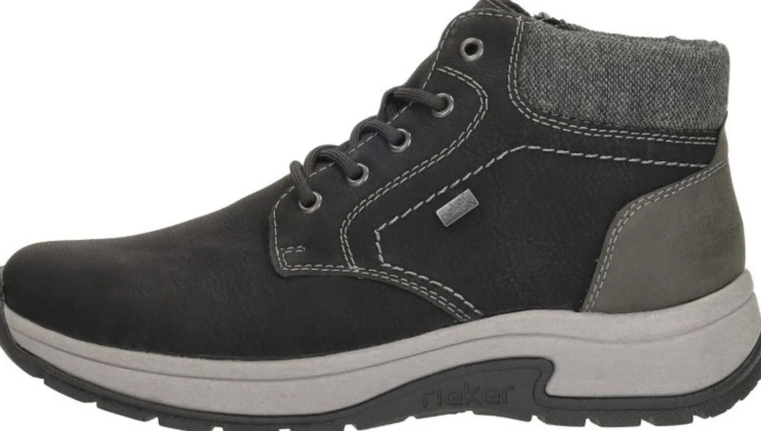 Rieker Veterschoenen Hoog Zwart Sale