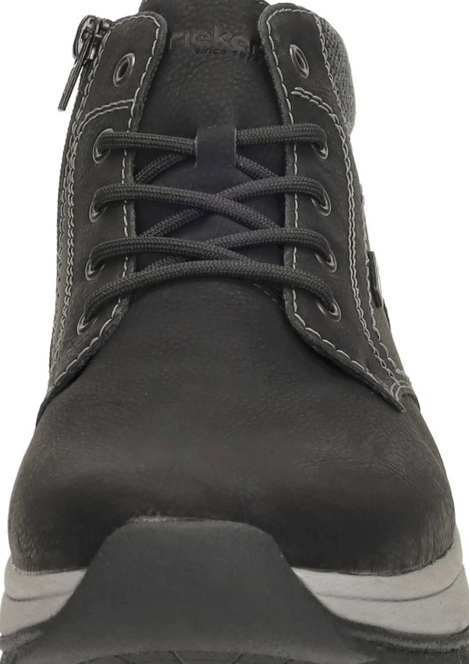 Rieker Veterschoenen Hoog Zwart Sale