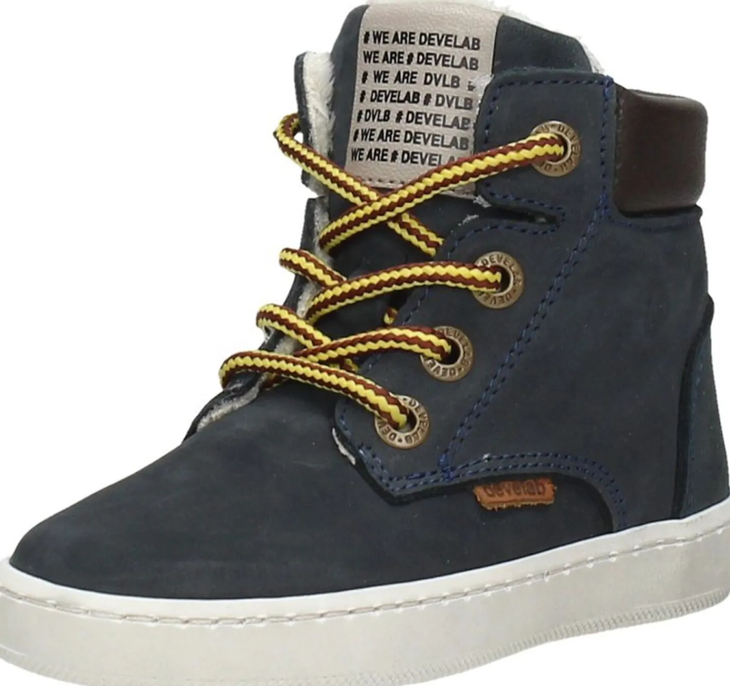 Develab Veterschoenen Hoog Blauw Discount