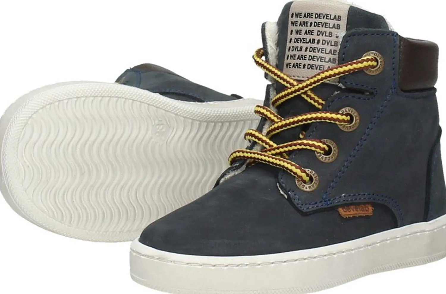 Develab Veterschoenen Hoog Blauw Discount