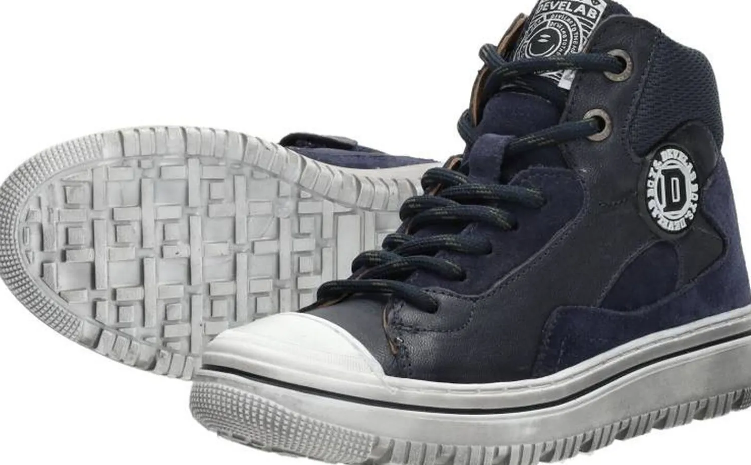 Develab Veterschoenen Hoog Blauw New