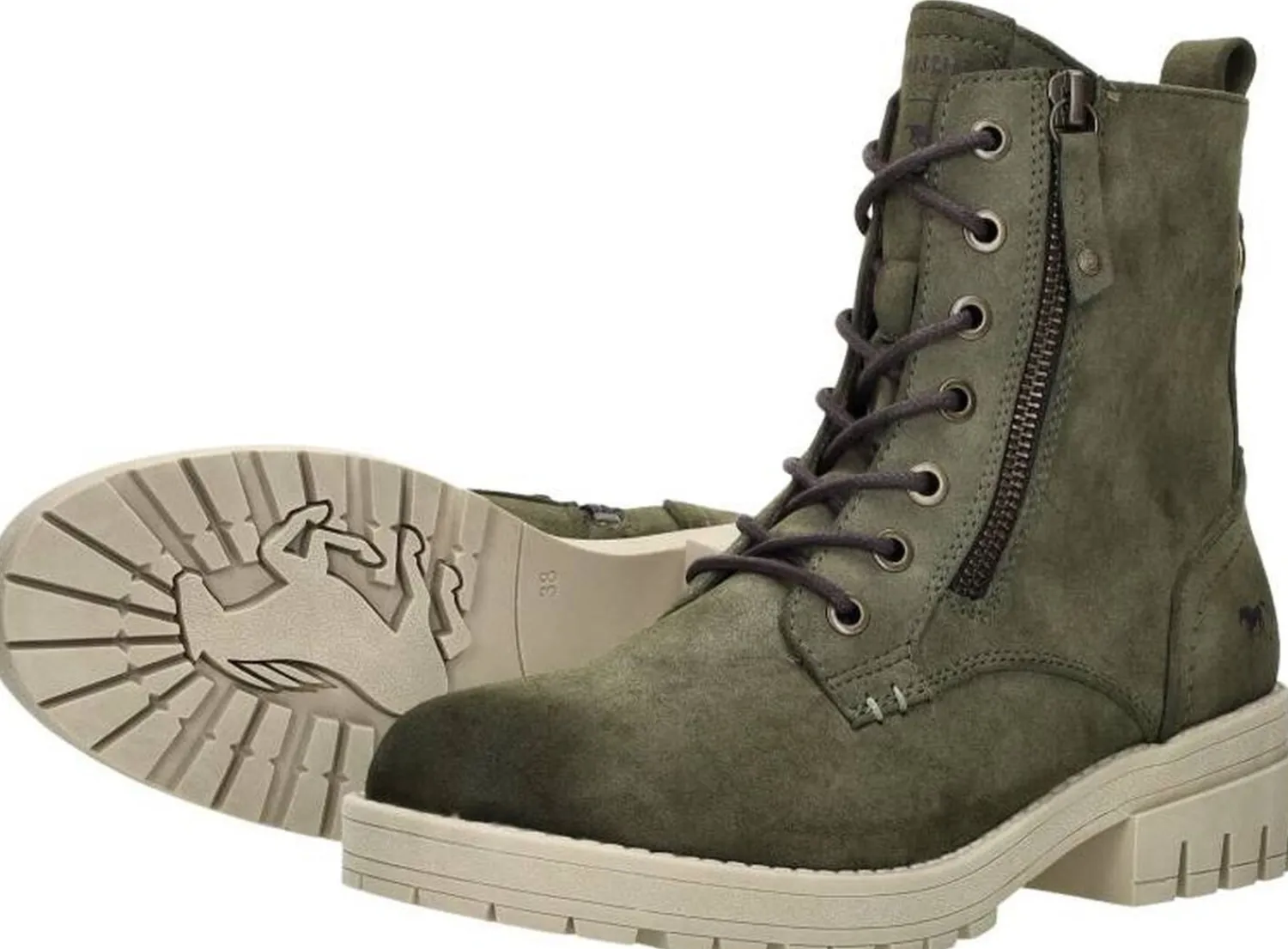 Mustang Veterschoenen Hoog Groen Best