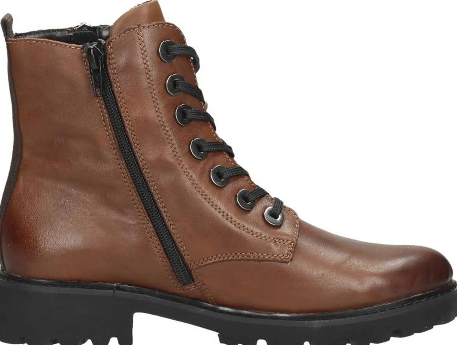 Remonte Veterschoenen Hoog Cognac Discount