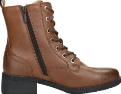 Mustang Veterschoenen Hoog Cognac New