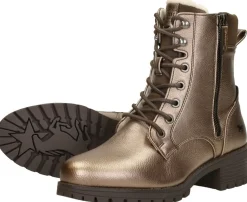 Mustang Veterschoenen Hoog Goudkleur New