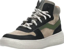 Keq Veterschoenen Hoog Zwart Fashion