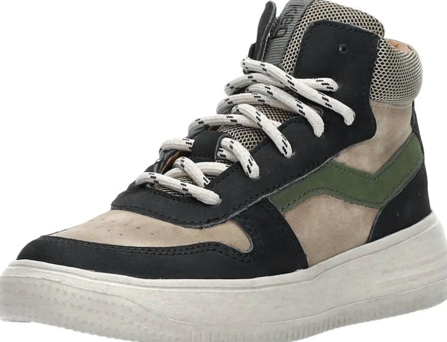 Keq Veterschoenen Hoog Zwart Fashion