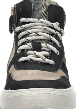 Keq Veterschoenen Hoog Zwart Fashion