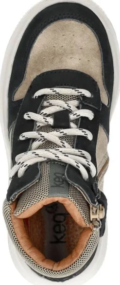 Keq Veterschoenen Hoog Zwart Fashion