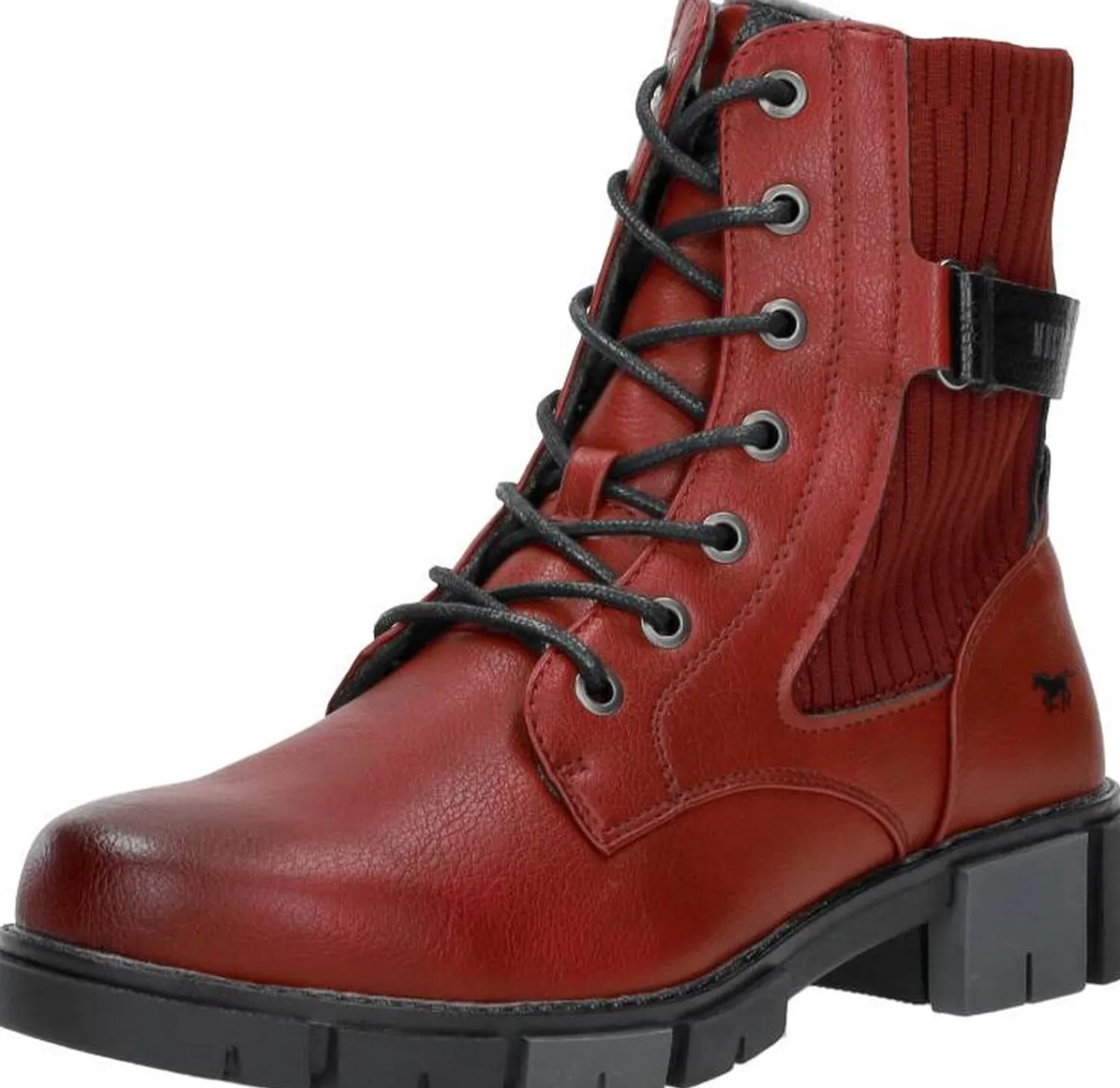 Mustang Veterschoenen Hoog Rood Best