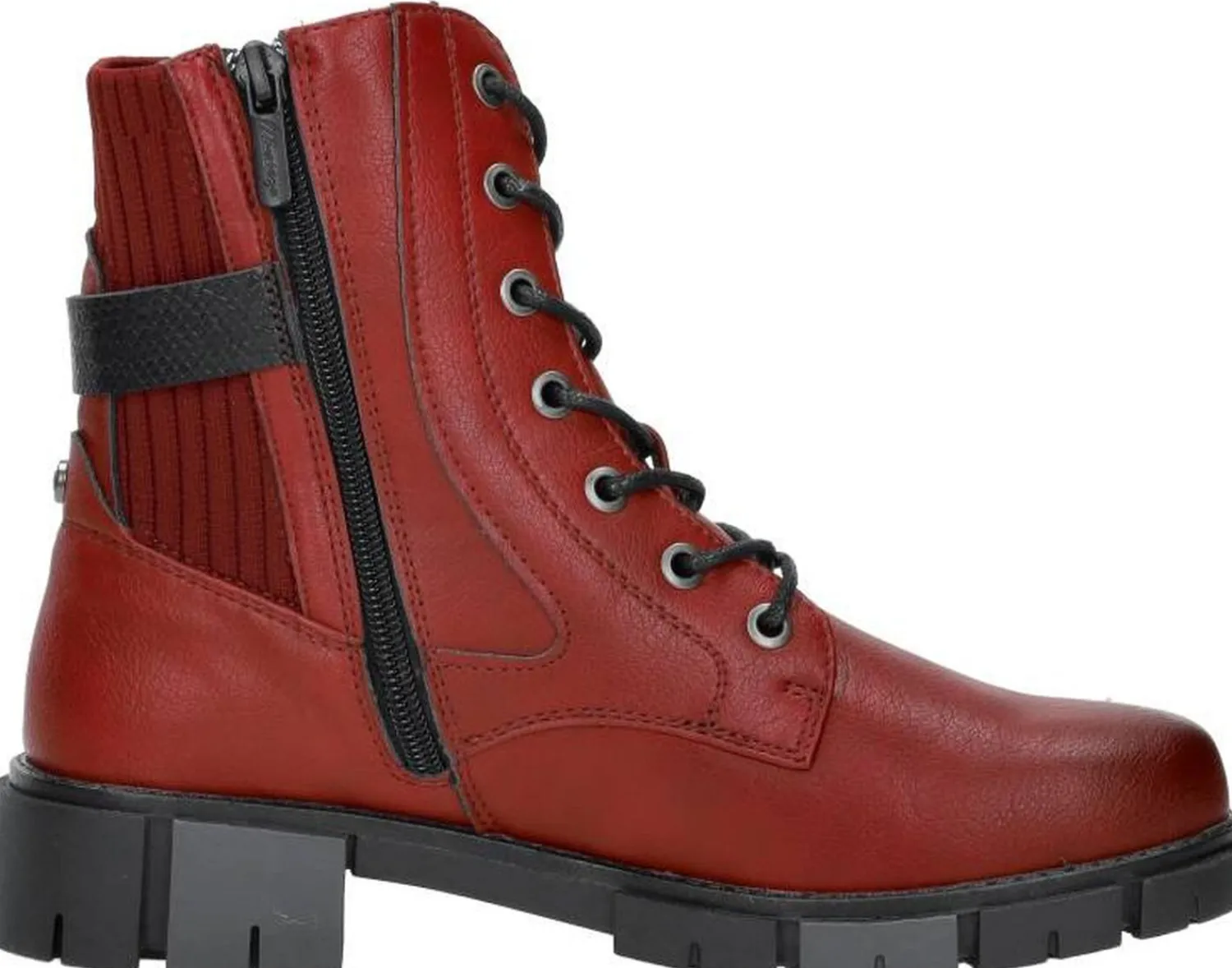 Mustang Veterschoenen Hoog Rood Best