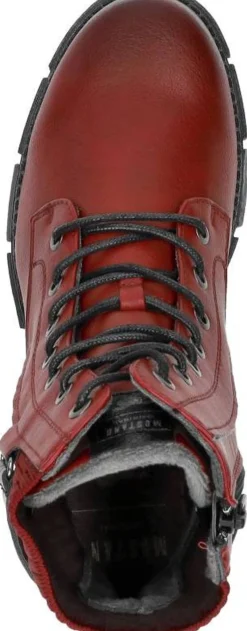 Mustang Veterschoenen Hoog Rood Best