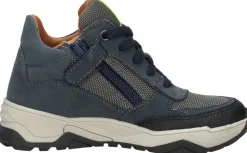 Keq Veterschoenen Hoog Blauw Fashion