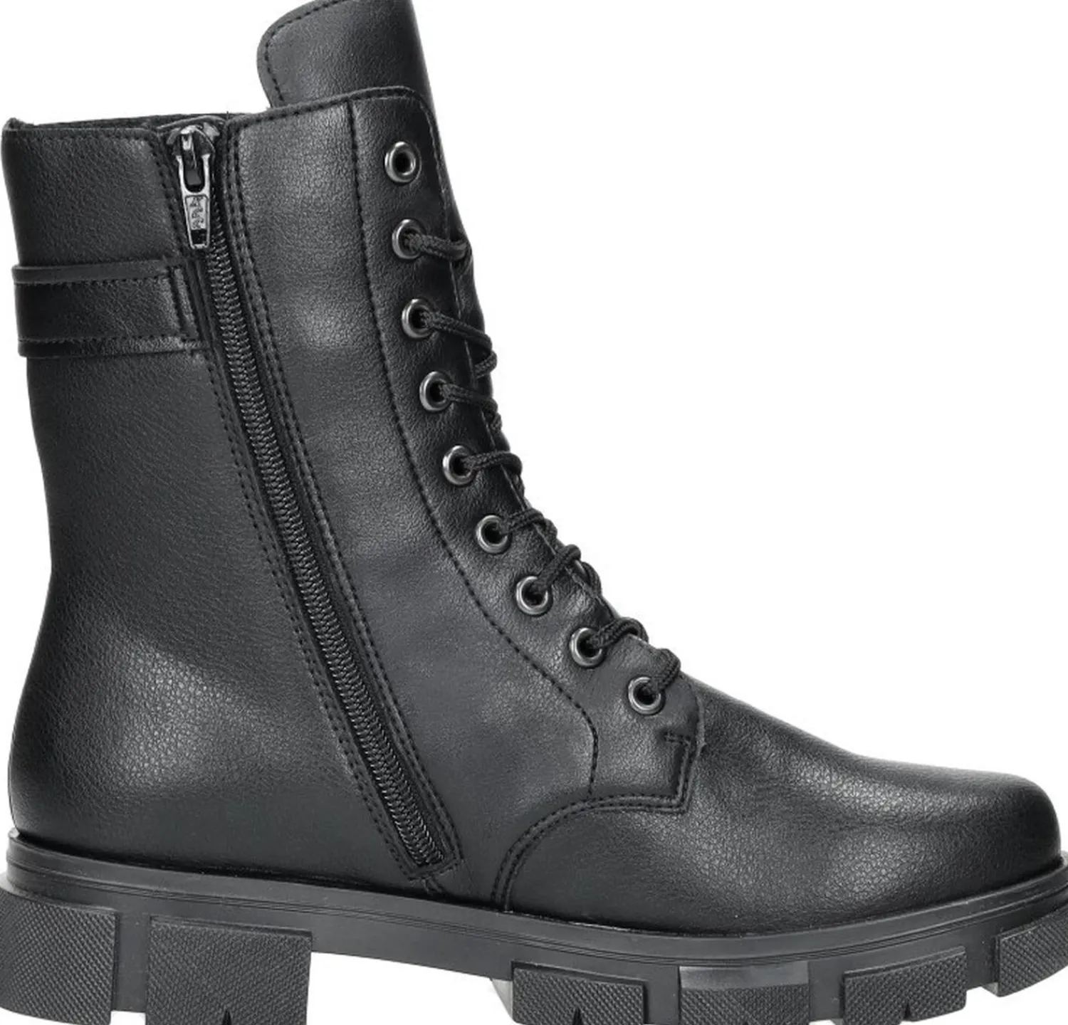 Rieker Veterschoenen hoog Zwart Hot
