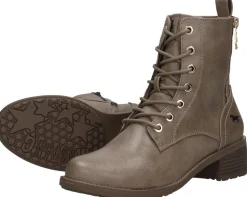 Mustang Veterschoenen Hoog Taupe Clearance