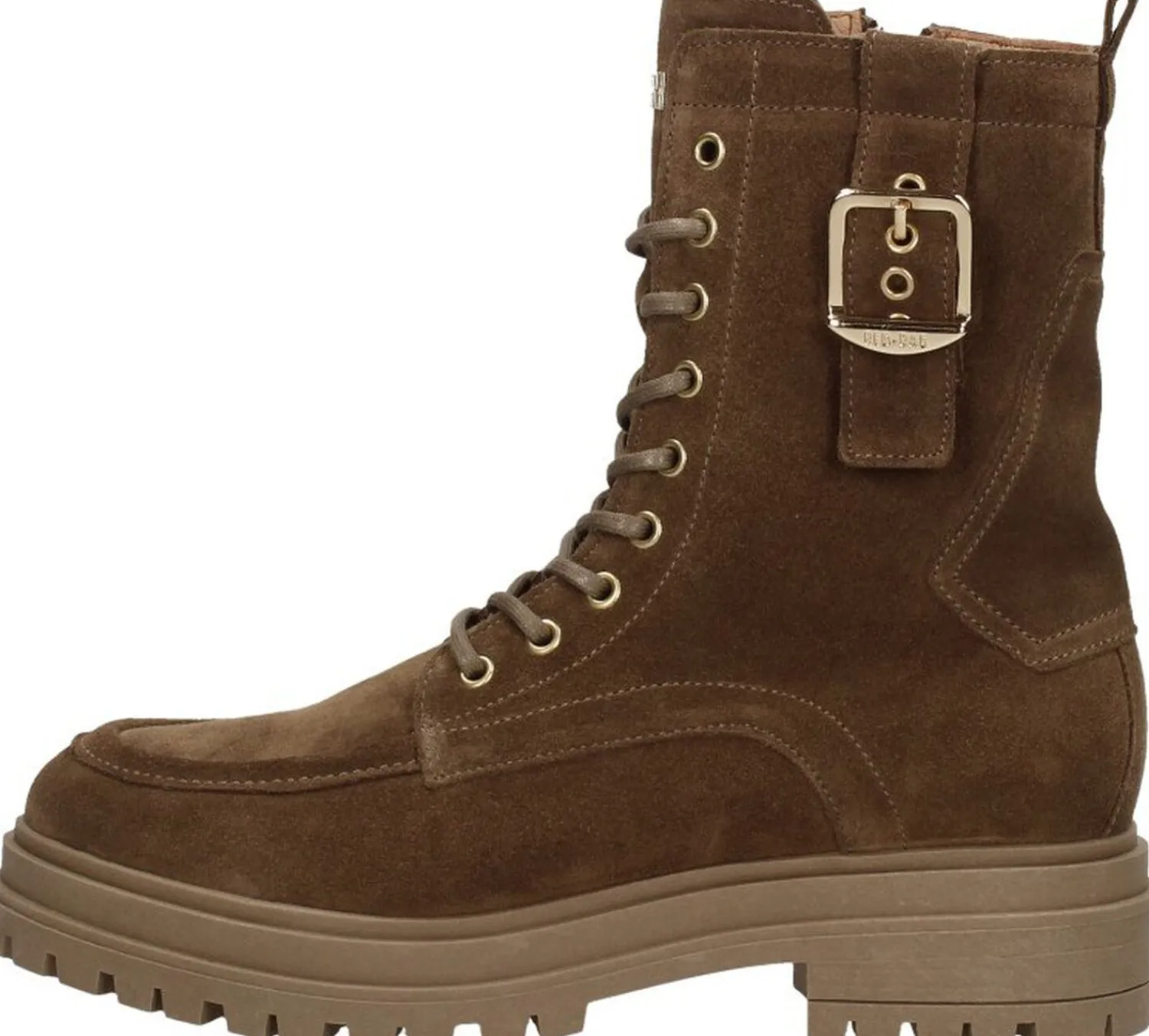 Red Rag Veterschoenen Hoog Taupe Fashion