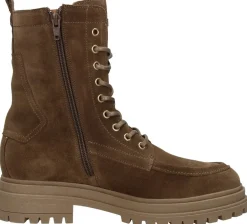 Red Rag Veterschoenen Hoog Taupe Fashion
