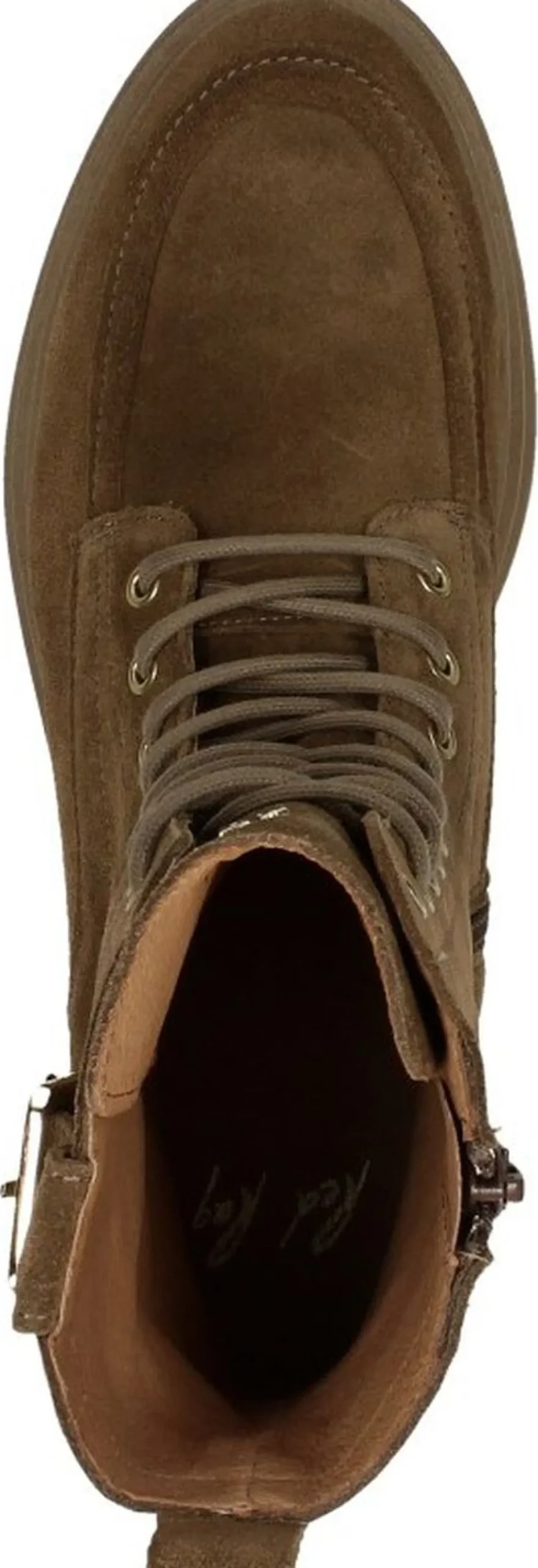 Red Rag Veterschoenen Hoog Taupe Fashion