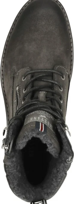 Mustang Veterschoenen Hoog Donkergrijs New