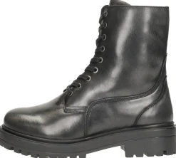 Sub55 Veterschoenen Hoog Zwart Outlet