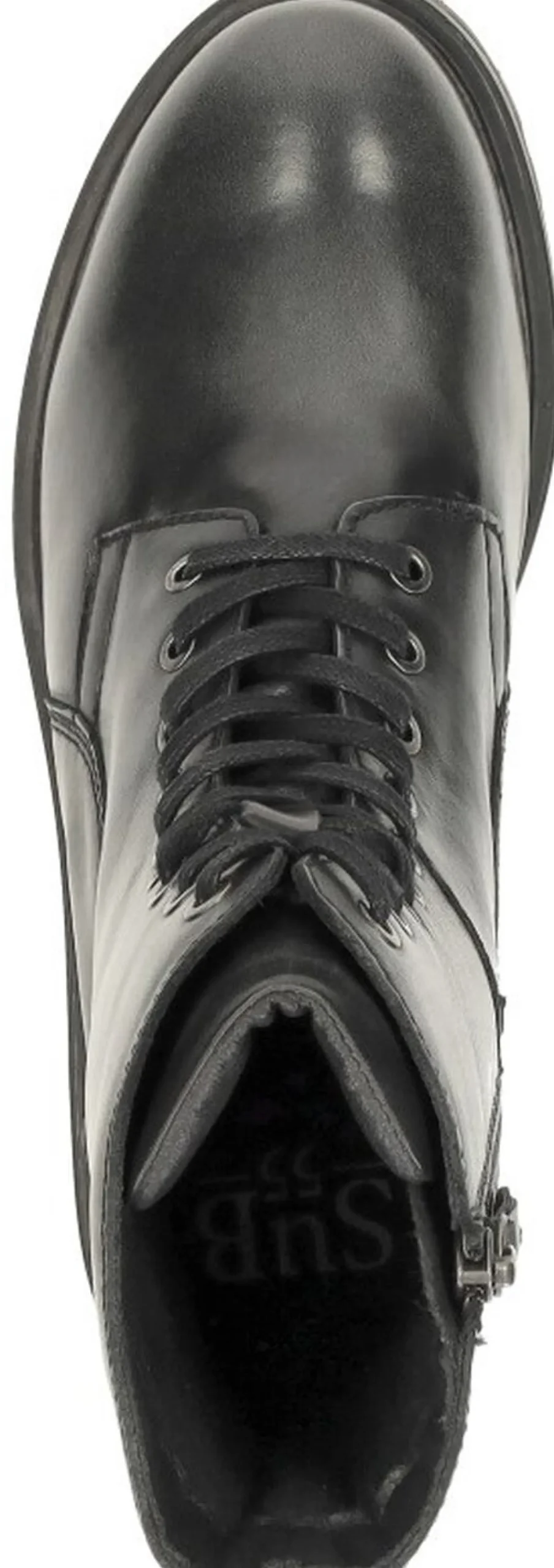 Sub55 Veterschoenen Hoog Zwart Outlet